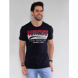 Camiseta Atacado Masculina Revanche Times Branco Frente