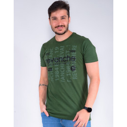 Camiseta Atacado Masculino Revanche Filippo Verde Frente