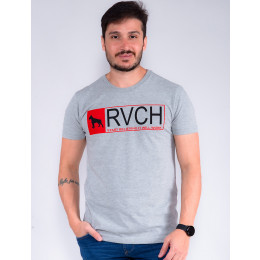 Camiseta Atacado Masculino Revanche Roman Preto Frente