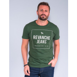 Camiseta Atacado Masculino Revanche Zayn Preto Frente