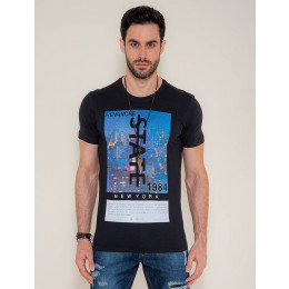 Camiseta Atacado Silk Masculina Revanche State Mescla Frente