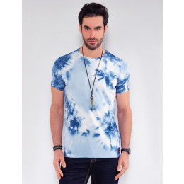 Camiseta Atacado Tie Dye Masculina Revanche Classic Preto Frente