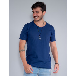 Camiseta Básica Corte a Fio Atacado Masculino Revanche Otávio Preto