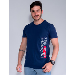 Camiseta Atacado Masculino Revanche Renne Azul Marinho