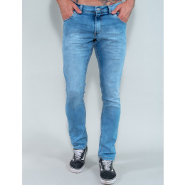 Calça Jeans Atacado Reta Masculino Revanche Frederic Azul Frente