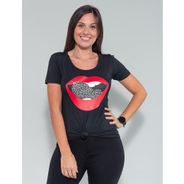 Camiseta Atacado Boca Feminina Revanche Trace Branco Frente
