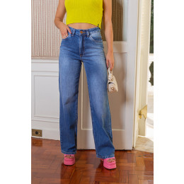 Calça Jeans Wide Leg Atacado Feminina Revanche Rhonda