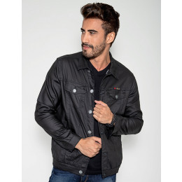 Jaqueta Jeans Atacado Resinada Masculino Revanche USA Frente