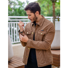 Jaqueta Jeans Color Atacado Masculina Revanche Peter