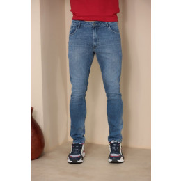 Calça Jeans Slim Atacado Masculina Revanche Locarno azul