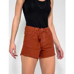 Shorts Jeans Atacado c/ Laço Feminino Revanche Zimbábue Verde Frente